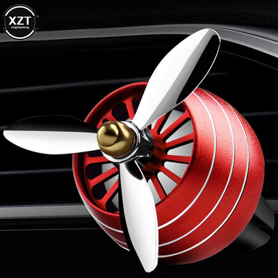 LED autós aromaterápiás autós kivezető illatkapocs aerodinamikus propeller parfüm klip autós ventilátor aromaterápiás autóbelső kiegészítők
