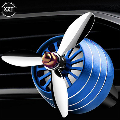 LED autós aromaterápiás autós kivezető illatkapocs aerodinamikus propeller parfüm klip autós ventilátor aromaterápiás autóbelső kiegészítők