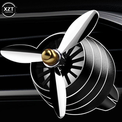 LED autós aromaterápiás autós kivezető illatkapocs aerodinamikus propeller parfüm klip autós ventilátor aromaterápiás autóbelső kiegészítők