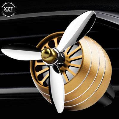 LED autós aromaterápiás autós kivezető illatkapocs aerodinamikus propeller parfüm klip autós ventilátor aromaterápiás autóbelső kiegészítők