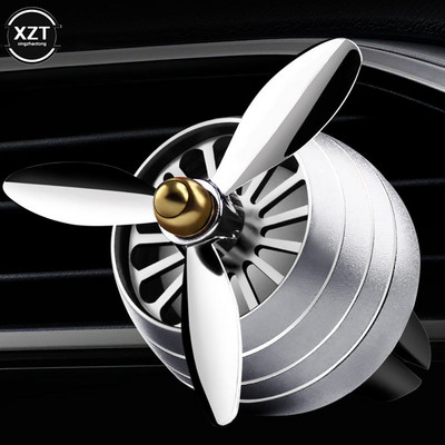 LED autós aromaterápiás autós kivezető illatkapocs aerodinamikus propeller parfüm klip autós ventilátor aromaterápiás autóbelső kiegészítők