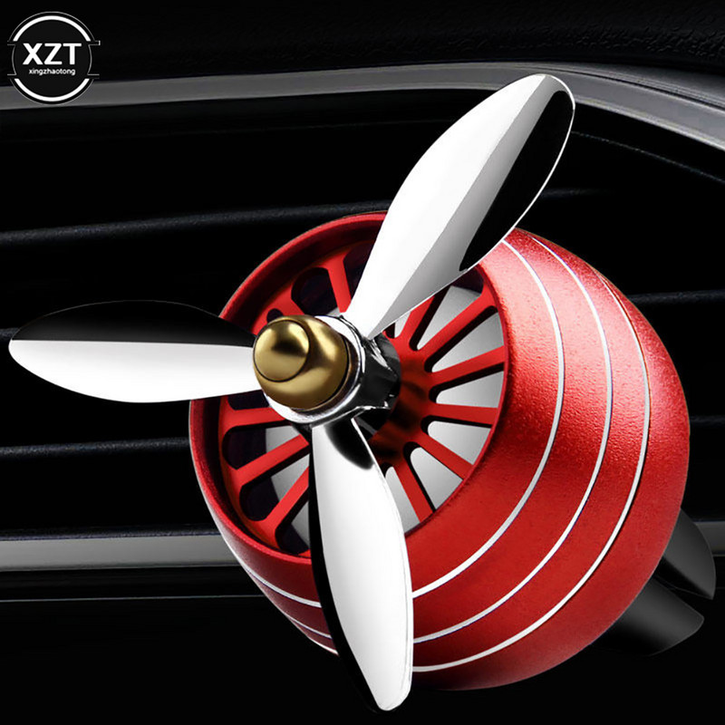 LED autós aromaterápiás autós kivezető illatkapocs aerodinamikus propeller parfüm klip autós ventilátor aromaterápiás autóbelső kiegészítők