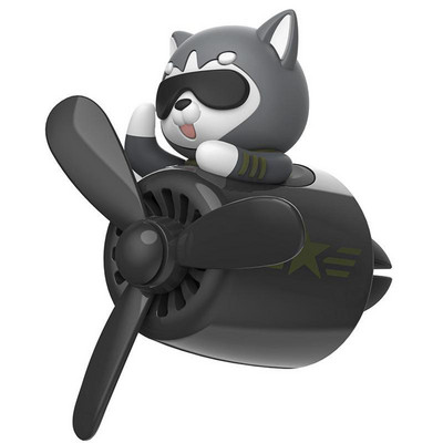 Akzz autós légtisztító Kukii Husky Popo Dada autós kiegészítők beltéri parfüm diffúzor Pilot forgó propeller kimeneti parfüm