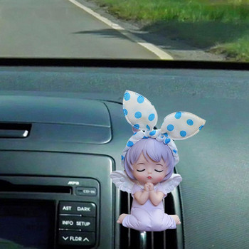 Κλιπ άρωμα αυτοκινήτου Αποσμητικό αέρα Auto Vent Άρωμα Cartoon Solid Parfum Χονδρική Cute Angel Doll Automobile Accessories Girl