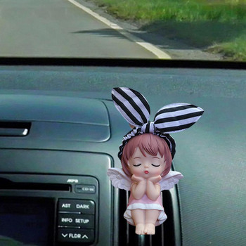 Κλιπ άρωμα αυτοκινήτου Αποσμητικό αέρα Auto Vent Άρωμα Cartoon Solid Parfum Χονδρική Cute Angel Doll Automobile Accessories Girl