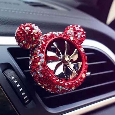 Parfum auto masina aromaterapie scaun apa drăguț ornament stras Mickey odorizant ieșire de aer