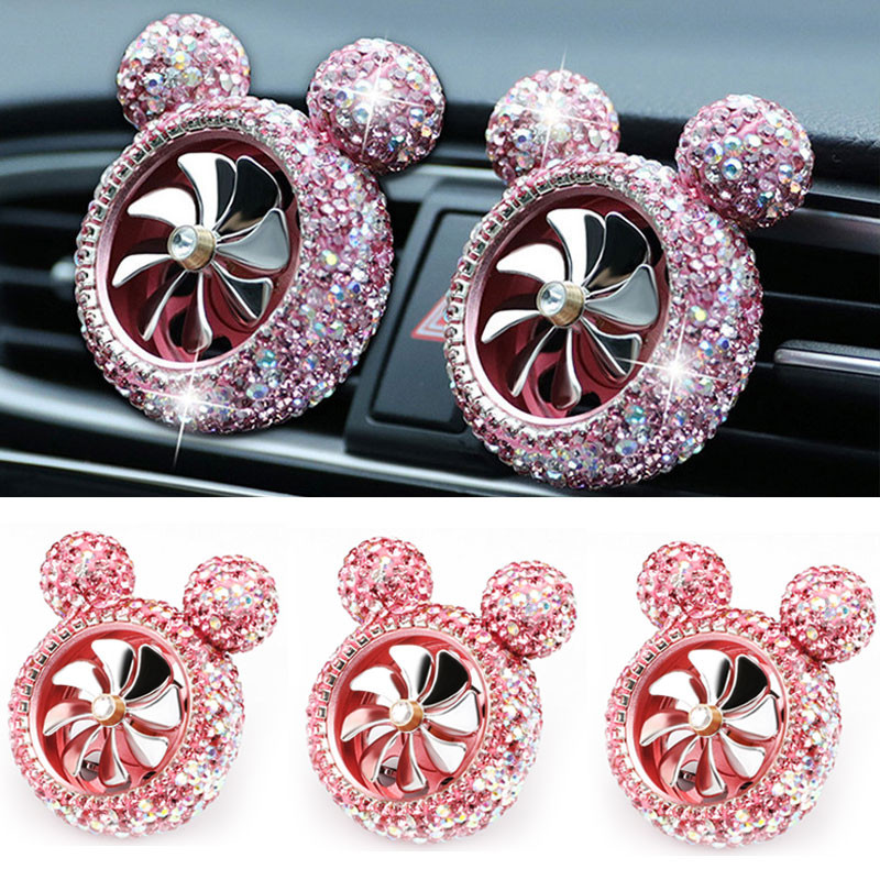 Parfum auto masina aromaterapie scaun apa drăguț ornament stras Mickey odorizant ieșire de aer