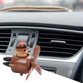 Odorizant pentru mașină Pilot pentru aromaterapie Elice rotative Parfum pentru mașină Priză de aer Parfum Aroma Urs Pilot Accesorii exotice