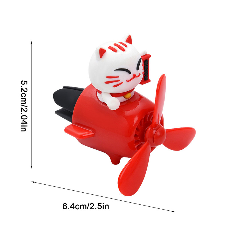 Odorizant pentru mașină Pilot pentru aromaterapie Elice rotative Parfum pentru mașină Priză de aer Parfum Aroma Urs Pilot Accesorii exotice