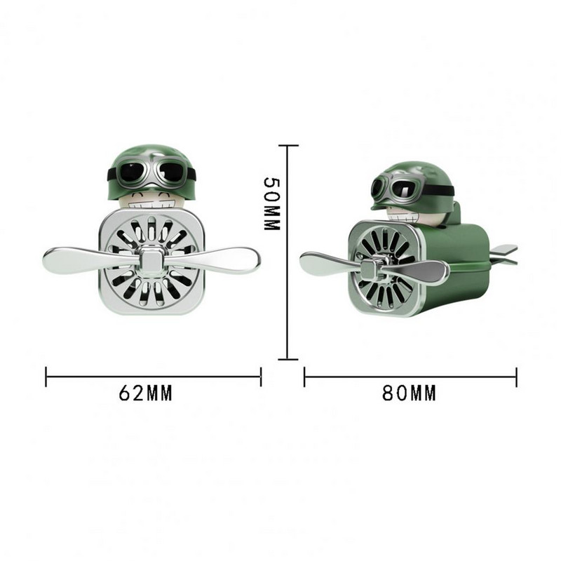 Pilot Rotirajući propeler Parfem za zrak Ukras za uklanjanje mirisa Dodatak za automobil Miris za izlaz zraka za automobil