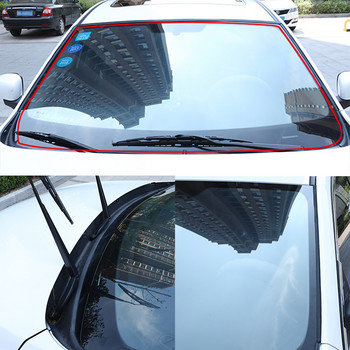 Гумени автомобилни уплътнения Уплътнителни ленти за ръбове на автомобилен покрив Уплътнител за предно стъкло Протектор Уплътнителни ленти за прозорци Звукоизолационна лента 14/19 mm