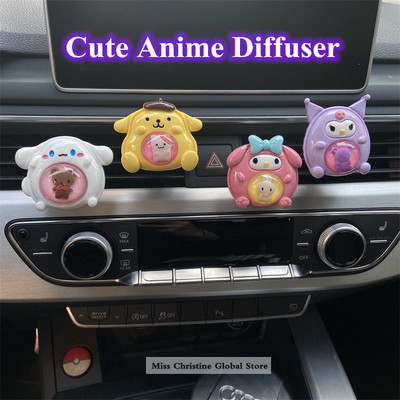 Automobilių oro gaiviklis Mielas japoniškas anime difuzorius Animacinių filmų automobilio interjeras Kvepalai Deco Animacinių filmų personažai Aromaterapija