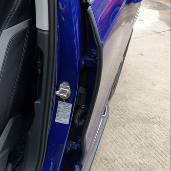 SEAMETAL 2 бр. Уплътнителни ленти за вратата на автомобила Стикер B Колона тип гумено уплътнение Лента за шумоизолация Протектор за уплътнителна лента