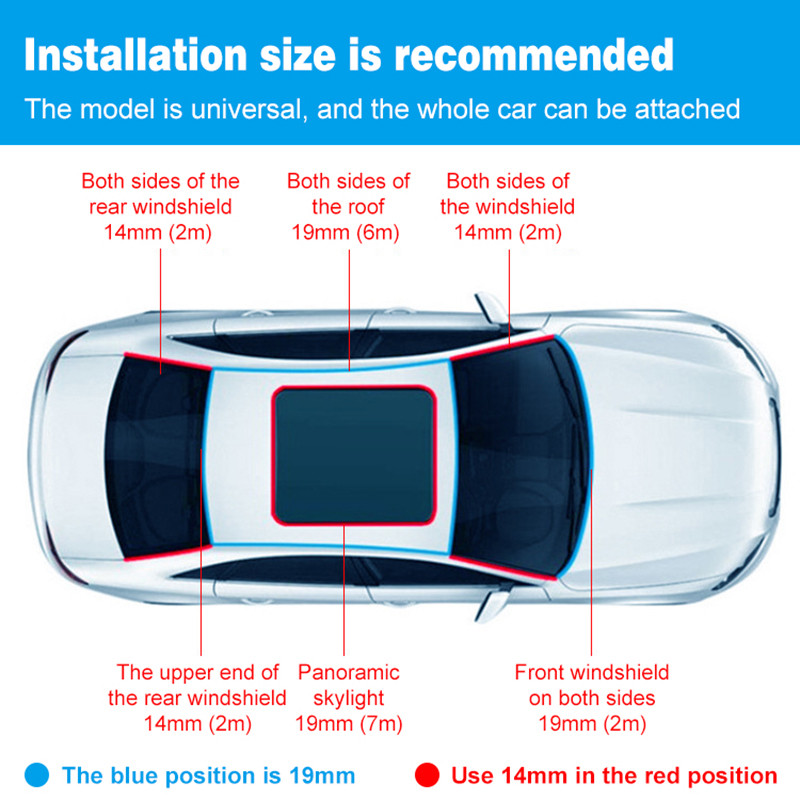 Garnitură auto Garnitură T pentru parbriz față ferestrei, bandă izolatoare fonică impermeabilă și rezistentă la praf pentru ușa din spate a luminatorului