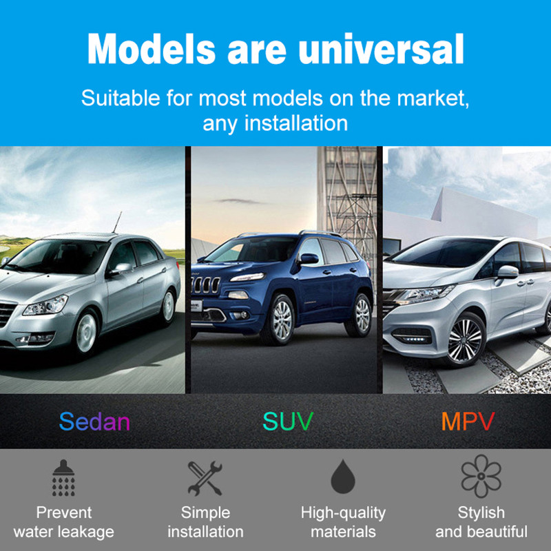 Garnitură auto Garnitură T pentru parbriz față ferestrei, bandă izolatoare fonică impermeabilă și rezistentă la praf pentru ușa din spate a luminatorului