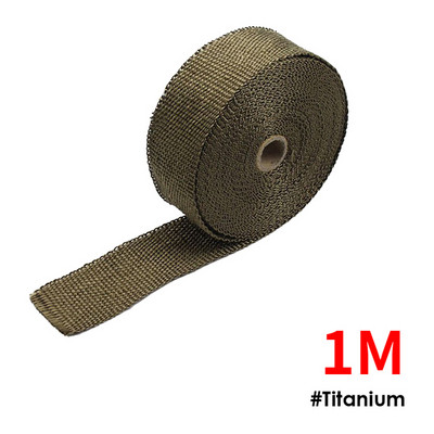 Rola Fibră de sticlă scut termic pentru eșapament motocicletă bandă termică țeavă antet bandă de înveliș termic țeavă de protecție termică izolație