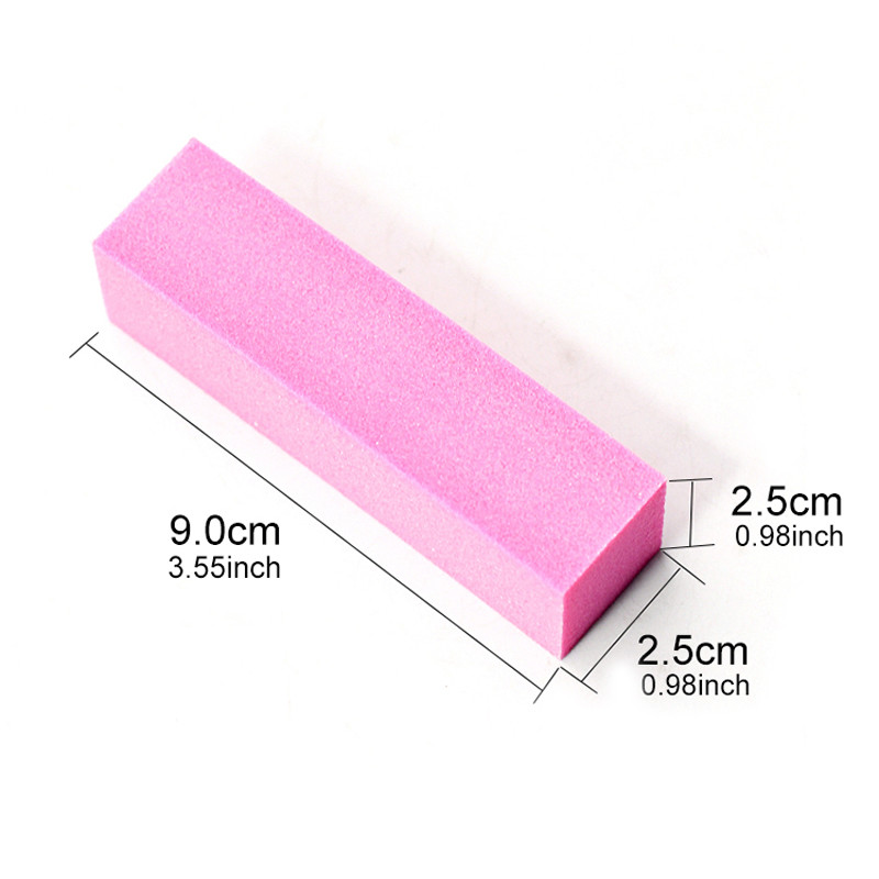 Pile de șlefuire colorate pentru șlefuire Bloc pedichiură Îngrijire manichiură Nail Art Burete tampon Bloc polonez Manichiură Instrumente de pedichiură