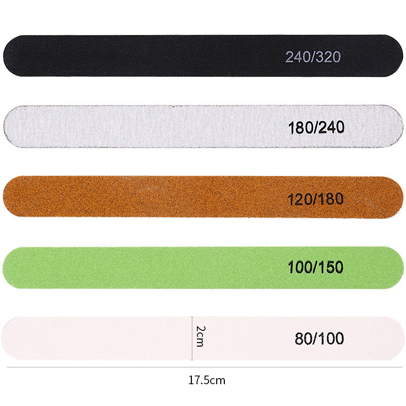 5Pcs/set Nail File Block Buffer Pedikura Manikura Gel Polish Nail Polish Files Alat za uljepšavanje Profesionalne turpije za nokte Alat za manikuru