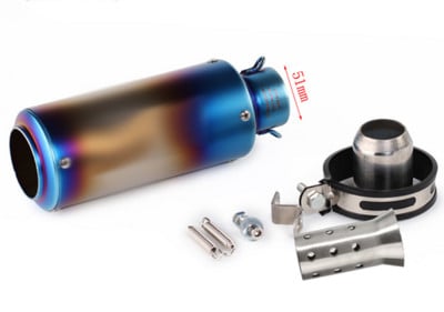 Univerzális 51 mm-es 60 mm-es motorkerékpár kipufogócső proyect hangtompító szénszálas kipufogó DB Killerrel z900 R3 R25 MT07 MT09 R1 számára