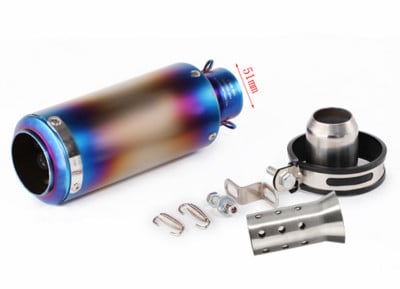 Univerzális 51 mm-es 60 mm-es motorkerékpár kipufogócső proyect hangtompító szénszálas kipufogó DB Killerrel z900 R3 R25 MT07 MT09 R1 számára