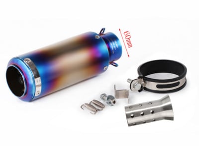 Univerzális 51 mm-es 60 mm-es motorkerékpár kipufogócső proyect hangtompító szénszálas kipufogó DB Killerrel z900 R3 R25 MT07 MT09 R1 számára