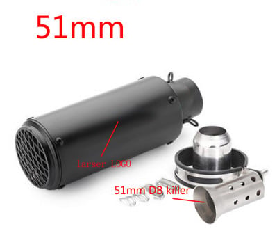 Univerzális 51 mm-es 60 mm-es motorkerékpár kipufogócső proyect hangtompító szénszálas kipufogó DB Killerrel z900 R3 R25 MT07 MT09 R1 számára