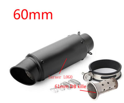 Univerzális 51 mm-es 60 mm-es motorkerékpár kipufogócső proyect hangtompító szénszálas kipufogó DB Killerrel z900 R3 R25 MT07 MT09 R1 számára