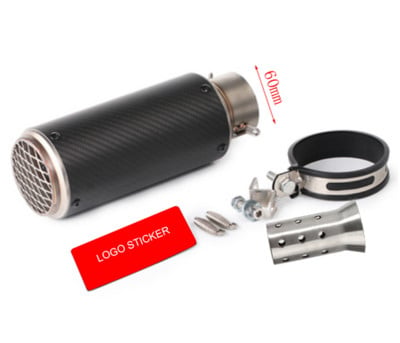 Univerzális 51 mm-es 60 mm-es motorkerékpár kipufogócső proyect hangtompító szénszálas kipufogó DB Killerrel z900 R3 R25 MT07 MT09 R1 számára