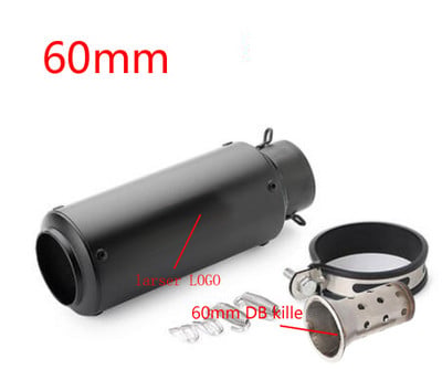 Univerzális 51 mm-es 60 mm-es motorkerékpár kipufogócső proyect hangtompító szénszálas kipufogó DB Killerrel z900 R3 R25 MT07 MT09 R1 számára