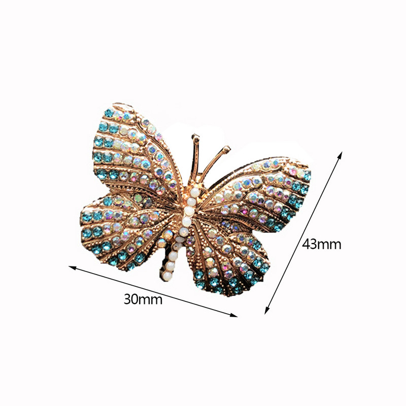 Formă rafinată de fluture de strass, parfum de mașină, fluture colorat, odorizant de mașină, clemă de decorare, parfum de mașină, parfum de mașină