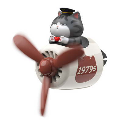 Avion mic creativ Odorizant pentru aromoterapie pentru mașină Pilot Elice rotativă Ieșire de aer Difuzor de parfum Accesorii interioare