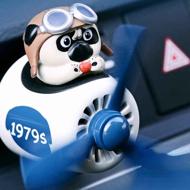 Avion mic creativ Odorizant pentru aromoterapie pentru mașină Pilot Elice rotativă Ieșire de aer Difuzor de parfum Accesorii interioare