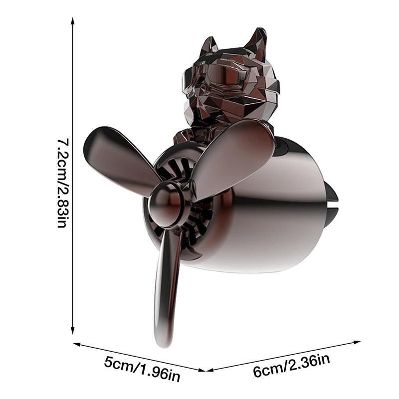 Parfum de mașină Odorizant creativ Bulldog Pilot Ventilator de ieșire a aerului auto Ventilator de aerisire Miros Odorizant Decorații