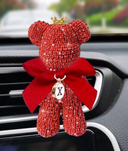 Μόδα Styling Diamond Diffuser Crystal Diffuser Cartoon Cartoon Gloomy Bear Car άρωμα Κλιπ άρωμα Auto Vent Αρωματικό Άρωμα