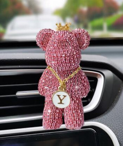 Μόδα Styling Diamond Diffuser Crystal Diffuser Cartoon Cartoon Gloomy Bear Car άρωμα Κλιπ άρωμα Auto Vent Αρωματικό Άρωμα