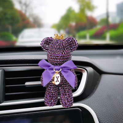 Μόδα Styling Diamond Diffuser Crystal Diffuser Cartoon Cartoon Gloomy Bear Car άρωμα Κλιπ άρωμα Auto Vent Αρωματικό Άρωμα