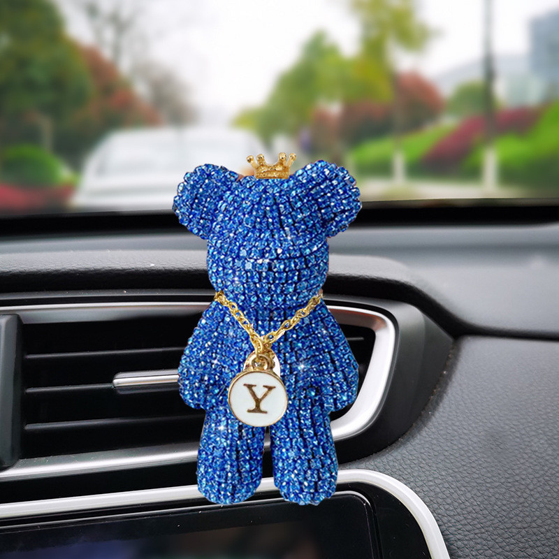 Μόδα Styling Diamond Diffuser Crystal Diffuser Cartoon Cartoon Gloomy Bear Car άρωμα Κλιπ άρωμα Auto Vent Αρωματικό Άρωμα