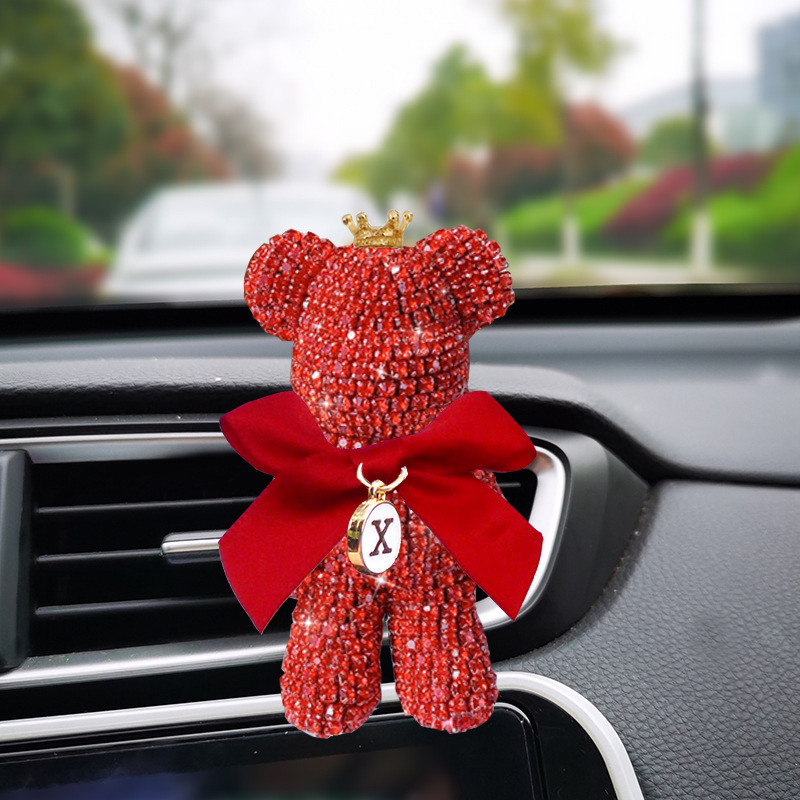 Μόδα Styling Diamond Diffuser Crystal Diffuser Cartoon Cartoon Gloomy Bear Car άρωμα Κλιπ άρωμα Auto Vent Αρωματικό Άρωμα
