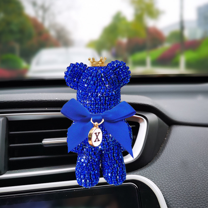 Μόδα Styling Diamond Diffuser Crystal Diffuser Cartoon Cartoon Gloomy Bear Car άρωμα Κλιπ άρωμα Auto Vent Αρωματικό Άρωμα