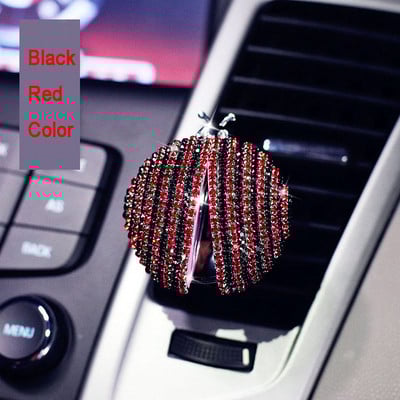 Dijamantni kristalni osvježivač zraka za automobile sa kamenčićima Ladybird Otvor za ventilaciju automobila Stezaljka za parfem Klima uređaj za vozilo Dekoracija