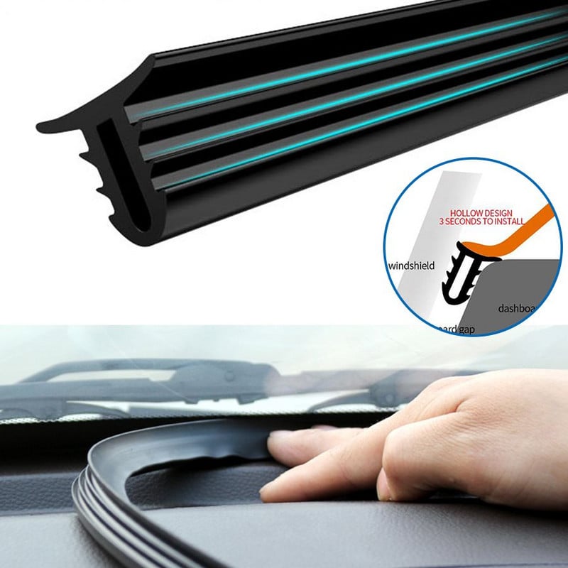 160 cm univerzális autó szélvédő tömítés műszerfal hangszigetelt gumi tömítő csík Auto gumi tömítések autó panel tömítés autó tartozékok