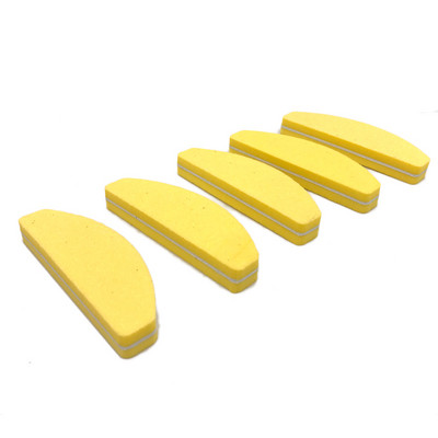 Új 20 db/Lot Moon stílusú szivacsos körömreszelő Mini Bloc Polissoir Ongle 100/180 csiszolópapír színes Nagel Vijl Lima puffereszközök