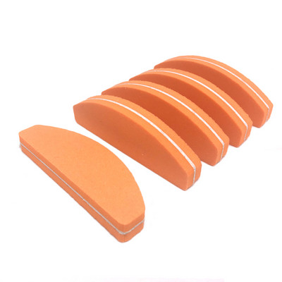 Új 20 db/Lot Moon stílusú szivacsos körömreszelő Mini Bloc Polissoir Ongle 100/180 csiszolópapír színes Nagel Vijl Lima puffereszközök