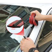 27 mm Т-образни уплътнителни ленти 1M гумени автомобилни уплътнения Надстройка на ръба на лентата за защита на уплътнителя на предното стъкло на покрива Шумоизолация