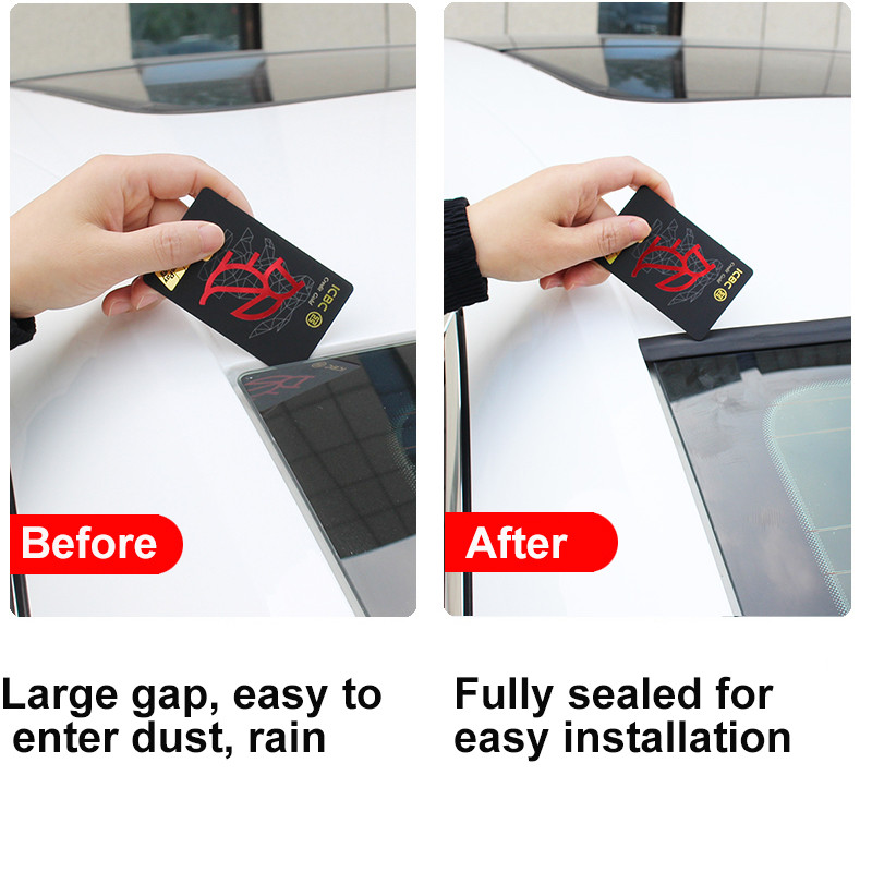 27 mm Т-образни уплътнителни ленти 1M гумени автомобилни уплътнения Надстройка на ръба на лентата за защита на уплътнителя на предното стъкло на покрива Шумоизолация
