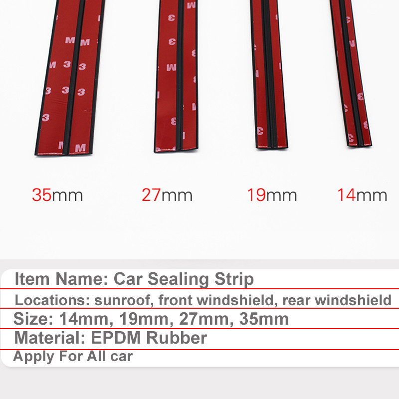 27 mm Т-образни уплътнителни ленти 1M гумени автомобилни уплътнения Надстройка на ръба на лентата за защита на уплътнителя на предното стъкло на покрива Шумоизолация