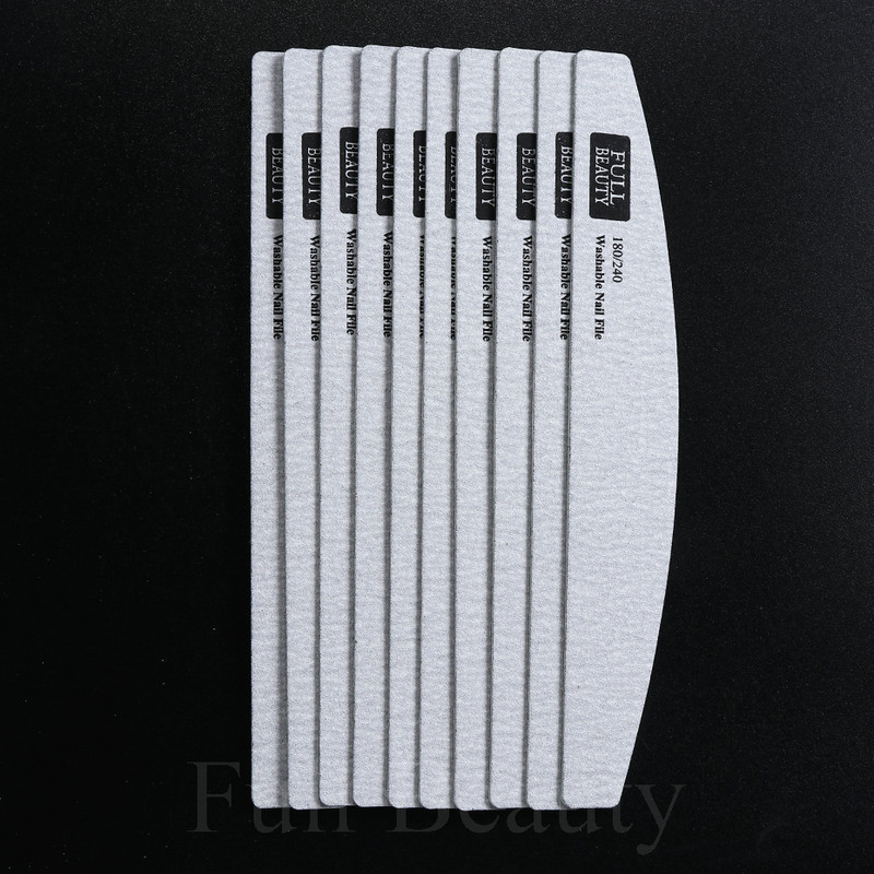 10kom Set drvenih turpija za nokte 180/240 Brusni papir Nail Buffer Block Profesionalni alat za poliranje noktiju Brušenje Pedikura Manikura CH1577