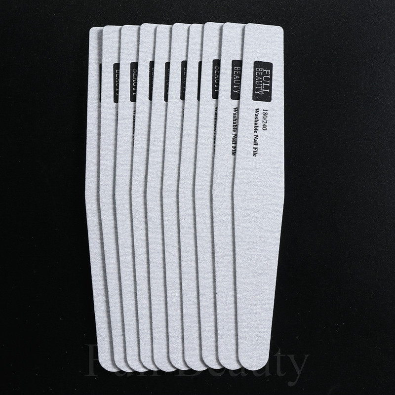 10kom Set drvenih turpija za nokte 180/240 Brusni papir Nail Buffer Block Profesionalni alat za poliranje noktiju Brušenje Pedikura Manikura CH1577