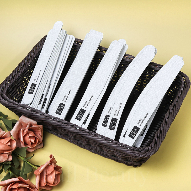 10kom Set drvenih turpija za nokte 180/240 Brusni papir Nail Buffer Block Profesionalni alat za poliranje noktiju Brušenje Pedikura Manikura CH1577