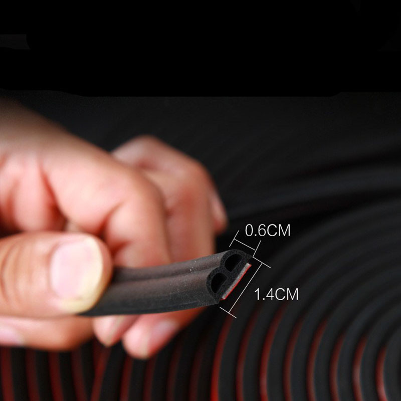 5 metri benzi de etanșare a ușii mașinii autocolant în formă de B garnitură de etanșare din cauciuc izolație fonică etanșare auto accesorii de interior